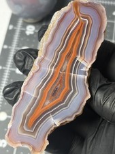 Beautiful Large Malawi Agate Face Polished Excellent Banding picture