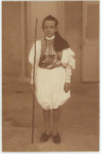 Beautiful portrait of a boy in traditional Balkan or Egyptian costume. 1902. picture