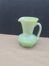 Kanahwa Green White Slag Glass 4