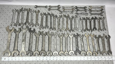 Set Of 52 Vintage Antique Double Open Ended Wrenches - USA picture