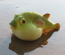 12cm Puffer Fish Sea Animal Toy PVC Ocean Fish Figure Kids Toys Children Gifts picture