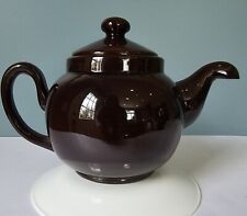 Vintage Pristine Brown Betty Teapot Stoke On Trent. England. Down turned spout picture
