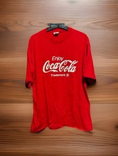 Hanes Heavyweight Coca Cola T Shirt Single Stitch Retro Classic Sz XL Vtg 1990’s picture