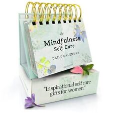  366 Daily Mindfulness Affirmation Quotes, Perpetual Desk Watercolor Green picture