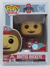 Funko POP College - Brutus Buckeye #10 Ohio State University NCAA DAMAGED BOX picture