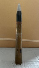 Vintage WW2 Trench Art Collectible Home & Military Décor 40mm Steel Case & Top picture