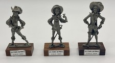 Les Etains du Prince Three Musketeers Pewter Figurines D’Artagnan Vintage France picture