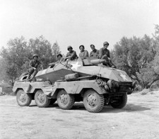WW2 WWII Photo US Soldiers  Captured German Sd. Kfz. 234 World War Two / 4207 picture