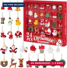 Mini Christmas Ornaments 24pcs, Miniature Christmas Tree Ornaments Set picture