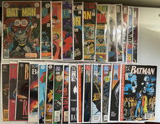 Lot of 27 Batman DC Comic Books Bronze Age and other with keys picture