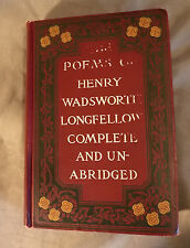 The Poems of Henry Wadsworth Longfellow Complete Unabridged 1891 Antique Grosset picture