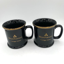 2 Weyerhaeuser Cottage Grove Oregon Coffee Mugs Cups 14 oz Galaxy Collection VIP picture