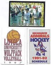 1997 Loyola University Wolfpack Volleyball Pocket Schedule picture