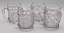 S Reich & Co Embossed Goat Ale Mugs Pan Ale Mugs 8 oz  Set of 4 picture