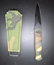 Gerber Guardian Camo Boot Knife With Sheath  (Old Military Veteran Issued) picture