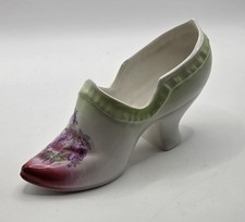 Antique Three Crown China Germany Porcelain Shoe Figurine Slipper 1909-16 AS IS picture