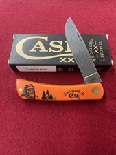 New Case 80502 Orange Synthetic Smooth Sod Buster Jr Sasquatch Knife picture