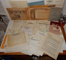 Vintage 1950s 85PC Lot Engineering Steel Invoices Sen Warren G Magnuson Letter  picture