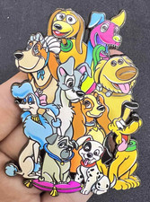 PIN DOGS LADY TRAMP NANA PLUTO PERCY SLINKY GEORGETTE DANTE 3
