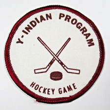 YMCA Y Indian Program Hockey Game Patch Vintage Activity Sew On picture