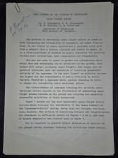 Rare Yuri Artyukhin Signed 1976 Soviet Space Flight Safety Research Paper USSR picture