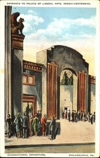Liberal Arts Palace entrance~ Sesqui Centennial Expo Philadelphia PA 1926 unused picture