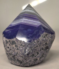 Purple Banded Agate Crystal Tower 3