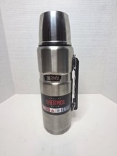 Genuine Thermos 40 OZ Insulated Thermos With Stopper And Cup picture