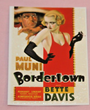BETTE DAVIS / PAUL MUNI 2007 BREYGENT CLASSIC MOVIE POSTER CARD #8 BORDERTOWN picture