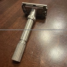 Vintage 1962 Gillette Slim Adjustable H2 Double Edge Safety Razor USA picture
