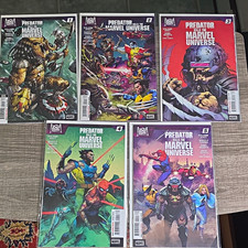 Marvel Predator Kills the Marvel Universe #1-5 Comic Lot (5) Bonus Digital Ed. picture