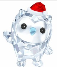 Swarovski Hoot Happy Holidays A.E. 2017 Christmas Crystal Figurine #5286202 New picture