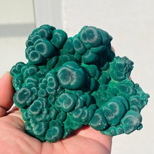 358g Rare Natural Velvet Malachite Coarse Cat's Eye Cluster Mineral Specimen picture