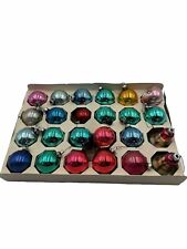 VTG Shiny Brite Mixed Brands Glass Christmas Tree Ornaments  Lot of 24 B51 picture
