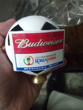 Budweiser Fifa World Cup 2002 Korea Japan Vintage Beer Tap Handle Round  New 🔥 picture