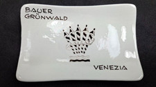 Vintage Venice Hotel Bauer Grunwald Ashtray Trinket Soap Dish Venezia Italy picture
