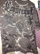 Civilregime x Bleach In Bloom American Classic Oversized Tee In Brown Size Large picture