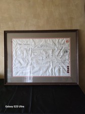 Victorian 1884 British Document Framed Vellum Indenture Deed Impressed Tax Stamp picture