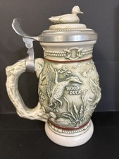 Avon 1988 Ducks of the American Wilderness Beer Stein Vintage Collectible picture