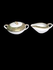 Noritake China Covered Sugar Bowl & Creamer Set~Japan~Adala Pattern picture
