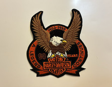 Harley Davidson 4 3/4” A Legend Continues patch 90 years 1993 Motorcycle Eagle picture