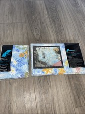 Vintage Fieldcrest Floral Paradise Gardens Double Flat Sheet 2 Pillowcases picture