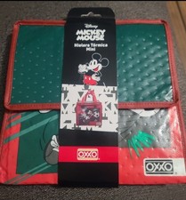OXXO Disney Mickey Mouse Soccer Player Mini Insulated Cooler Bag Green/Red picture
