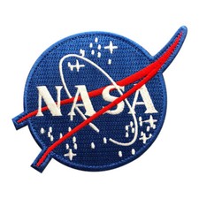 NASA Classic Logo Morale Hook Fastener Patch (Size: 3.0
