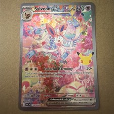 Sylveon EX Pokemon TCG 30th Celebration 153/128 Special Illustration Rare picture