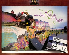 TDK SA 100 Cassettes Magazine XL Print Ad Wall Art Poster Style picture