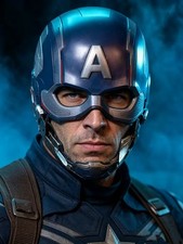 Xcoser Captain America Civil War Resin Mask Cosplay Prop Replica Collectible picture