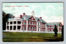 Champaign-Urbana IL, University Of Illinois, Women's Building Vintage Postcard picture