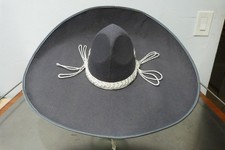 Sombrero Pigalle 5X Gray Made in Mexico XXXXX Sombrero de Charro Hat picture