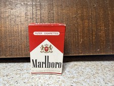Vintage Marlboro Mini Cigarette Pack Box Stick Matches Never Opened picture